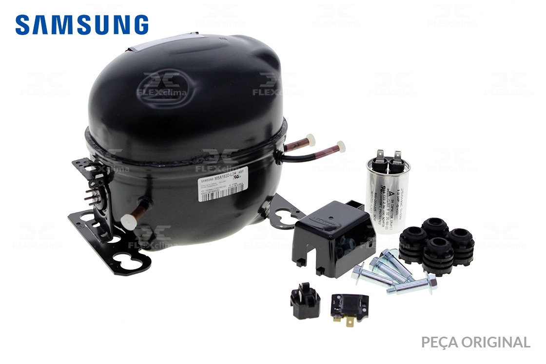 COMPRESSOR REFRIGERADOR 127V / 134A (C/ ACESSORIOS) - FLEX CLIMA
