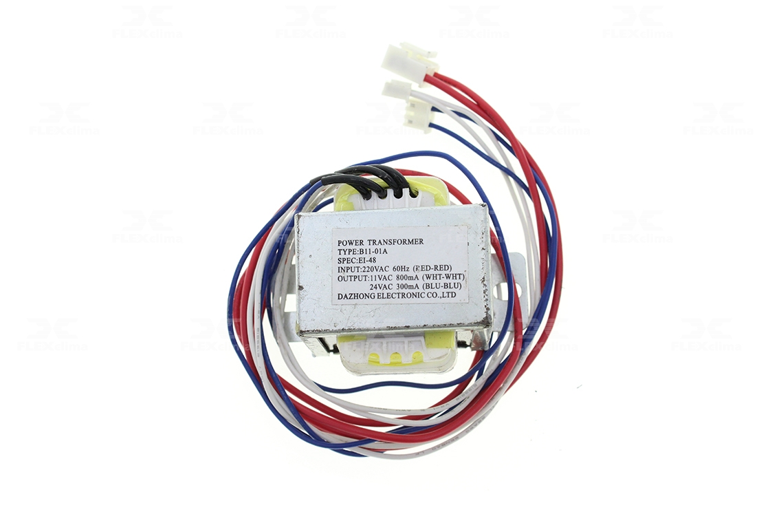 TRANSFORMADOR PLACA CASSETE / PISO TETO (B11-01A) 220V/11V/24V
