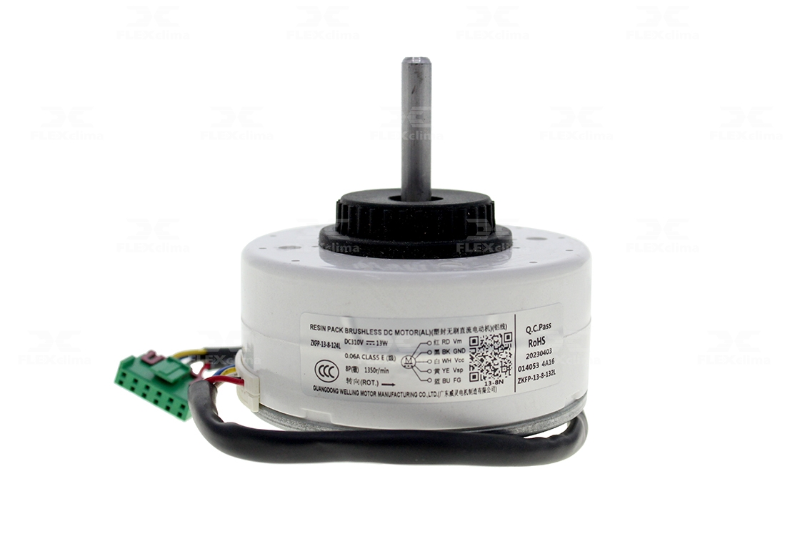 MOTOR EVAPORADORA BLDC 310V/13W (ZKFP-13-8-124L) - FLEX MOTOR EVAPORADORA BLDC 310V/13W (ZKFP-13-8-124L) - FLEX