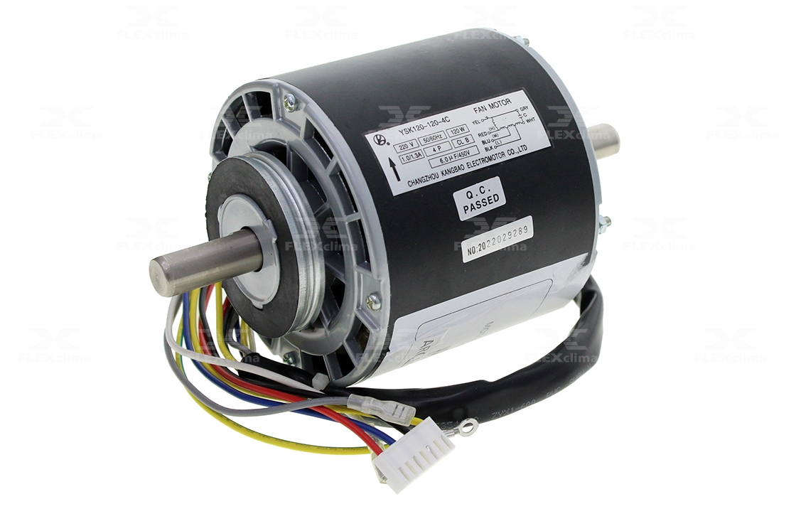 MOTOR EVAPORADORA PISO TETO 120W (YSK120-120-4C) - FLEX CLIMA