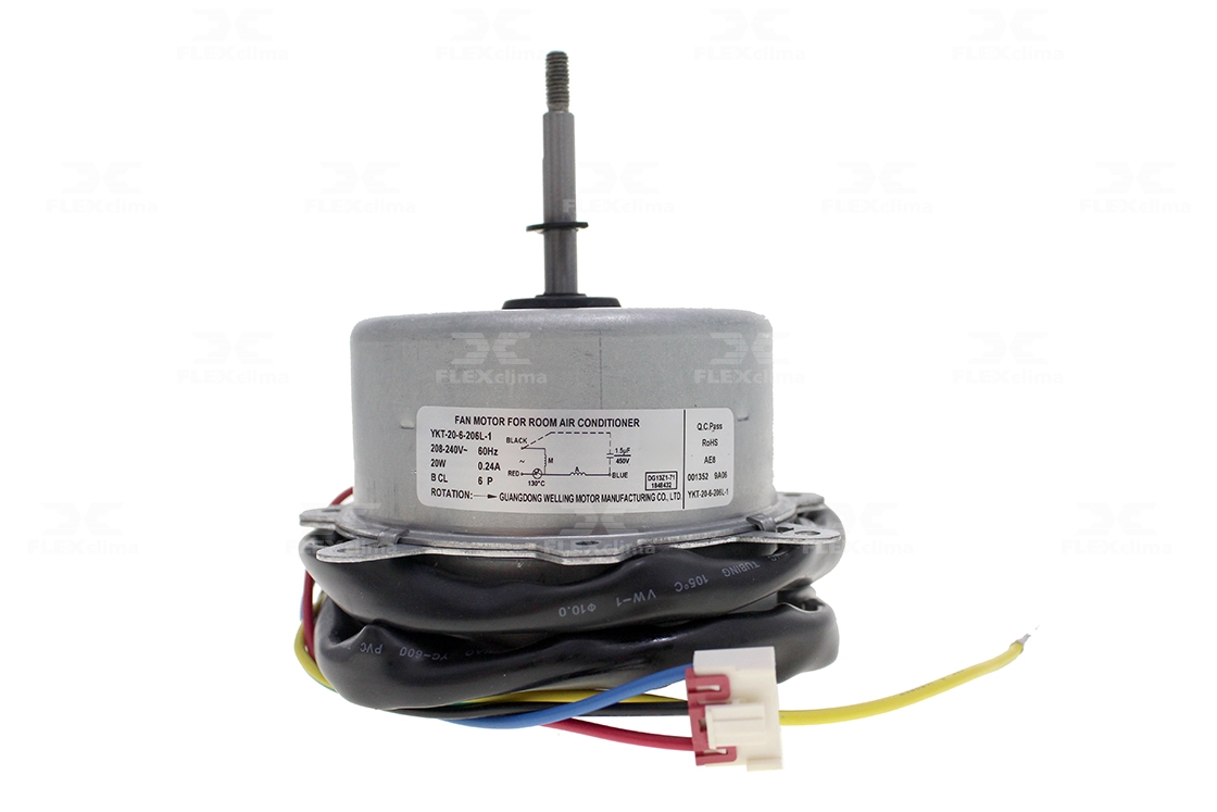 MOTOR CONDENSADORA 220V/20W (YKT-20-6-206L-1) DG13Z1-71