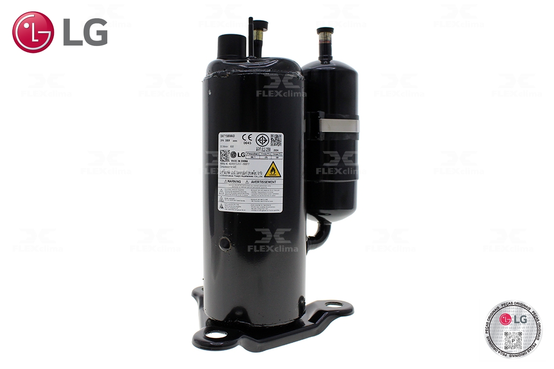COMPRESSOR INVERTER 380VDC R32/R410A (DAT156MAD) - FLEX CLIMA