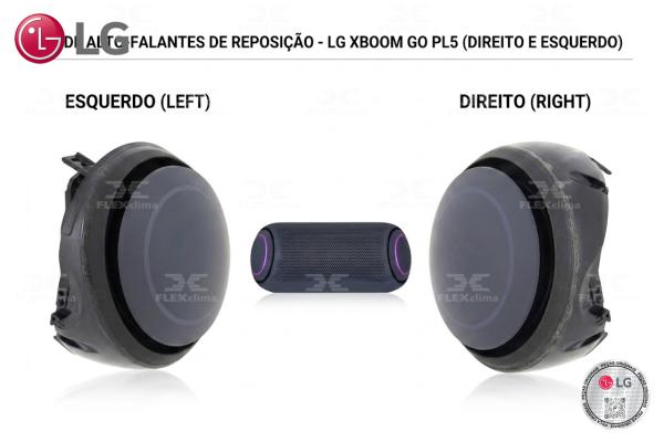 PAR DE ALTO FALANTE P/ CAIXA DE SOM PORTÁTIL LG XBOOM GO PL5