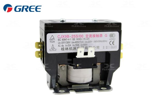 RELÉ/CONTATORA MONOFÁSICA 32A/220V (CJX9B-25S/00)