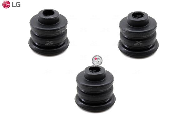 KIT COM 3 PEÇAS CALÇO / COXIM / PÉ DE BORRACHA COMPRESSOR