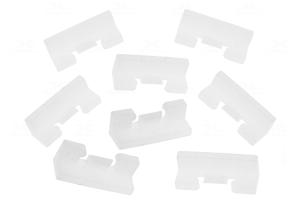 KIT 8 PÇS - FIXADOR/GRAMPO PLASTICO GRADE CONDENSADORA 