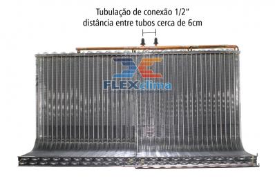 SERPENTINA/TROCADOR DE CALOR EM ALUMÍNIO