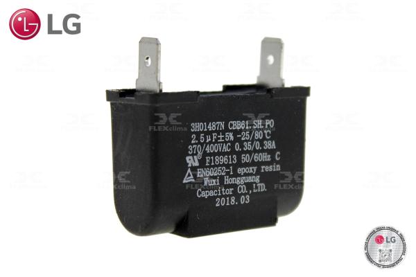 CAPACITOR CBB61 RETANGULAR 2.5uF/400V 