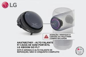 ALTO FALANTE P/ CAIXA DE SOM PORTÁTIL LG XBOOM GO PL7 (LEFT)